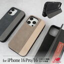 【P10倍+クーポン配布中】iPhone16 ケース iPhone16Pro ケース ニューバランス 正規品「カード収納 スタンド機能付き背面ケース」スタンド カード収納付き スポーツ ブランド スマホケース iphoneケース
