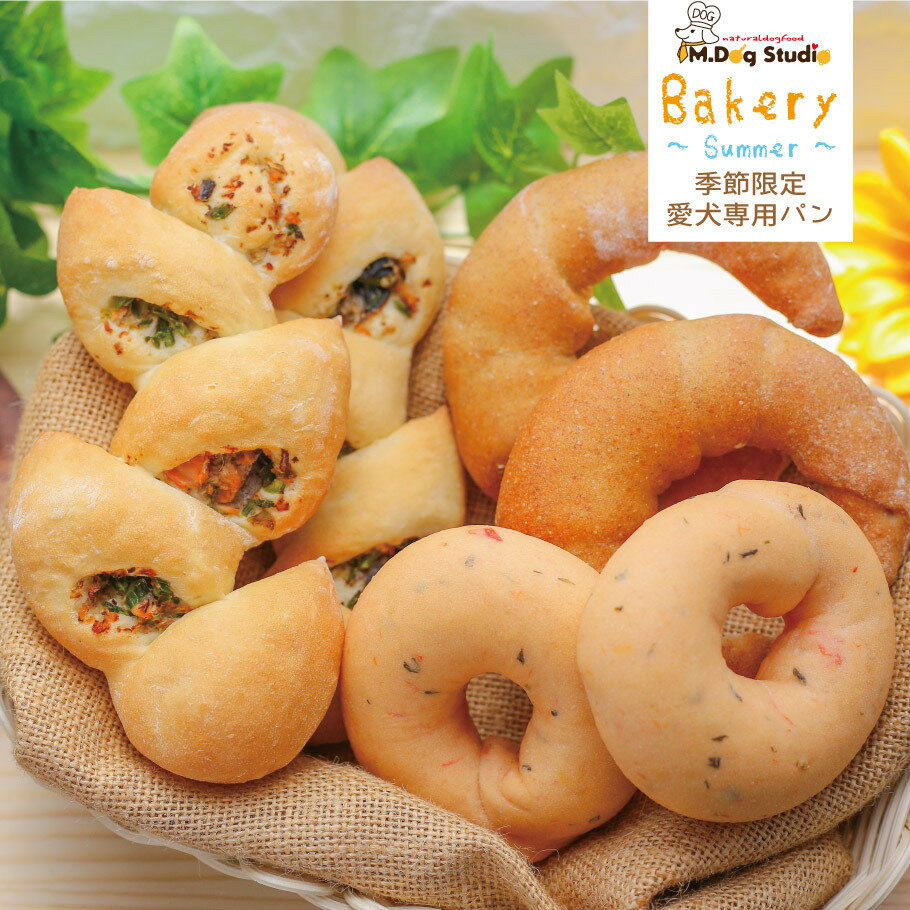 【わんこのパン屋さん】季節限定 愛犬用パン 　夏の焼きたてギフトのサムネイル