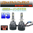 LEDヘッドライト フォグ H3/H3C 極小タイプ キャンバス対応 4000Lm 12V/24V対応 3か月保証【2663】