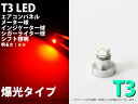 T3 1SMD メーターパネル照明用 1個 レッド【2037】