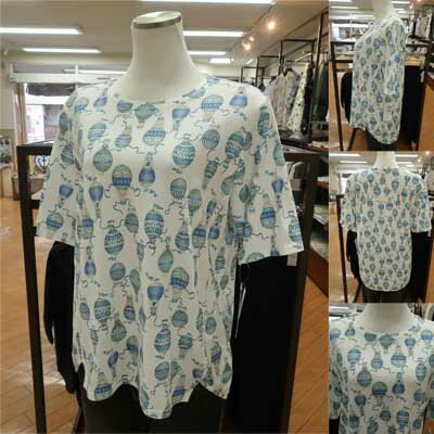 Rakuten - 【30%off】Donnez-Moi♪気球のプリントがかわいい半そでプルオーバー♪