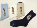 ♪2000円以上お買い上げで送料無料♪POLO RALPH LAUREN♪レディース ソックス 靴下 毛混 ウインターベア クルーソックス