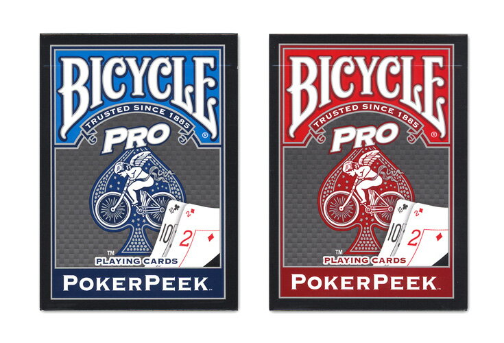  BICYCLE PRO POKER PEEK BLUE/RED≪ バイスクル プロ ポーカーピーク 青・赤 ≫