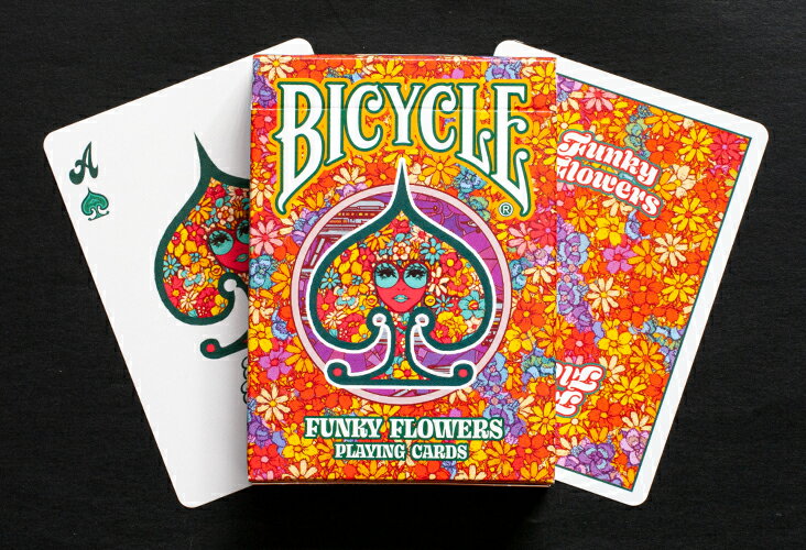 ygvz BICYCLE FUNKY FLOWERS PLAYING CARDS oCXN t@L[t[YylR|XΉz