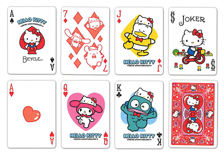 【トランプ】BICYCLE HELLO KITTY 50TH ANNIVERSARY ≪バイスクル　BICYCLE ハロー...