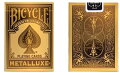 【トランプ】BicycleMETALLUEXEGOLD≪バイスクルメタルラックスゴールド≫【ネコポス対応可】