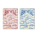 【トランプ】 BICYCLE TABLE TALK DECK RED/GREEN≪バイスクル テーブルトーク 赤・緑≫【ネコポス対応可】