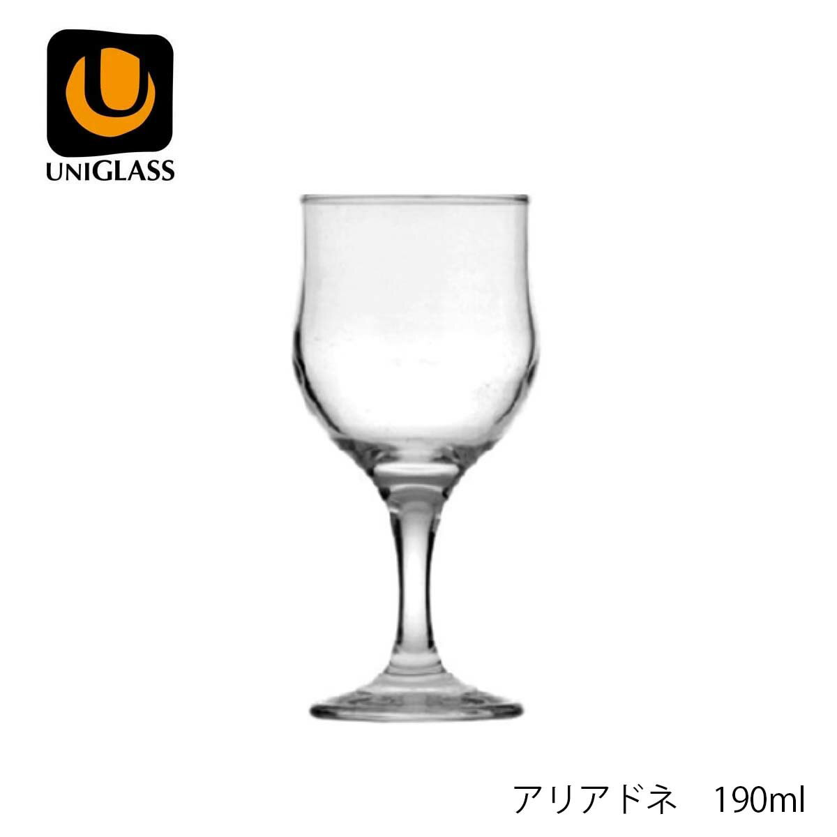 UNIGLASS ユニグラス アリアドネ 190ml YIOULA Glassworks ブルガリア製 6個セット