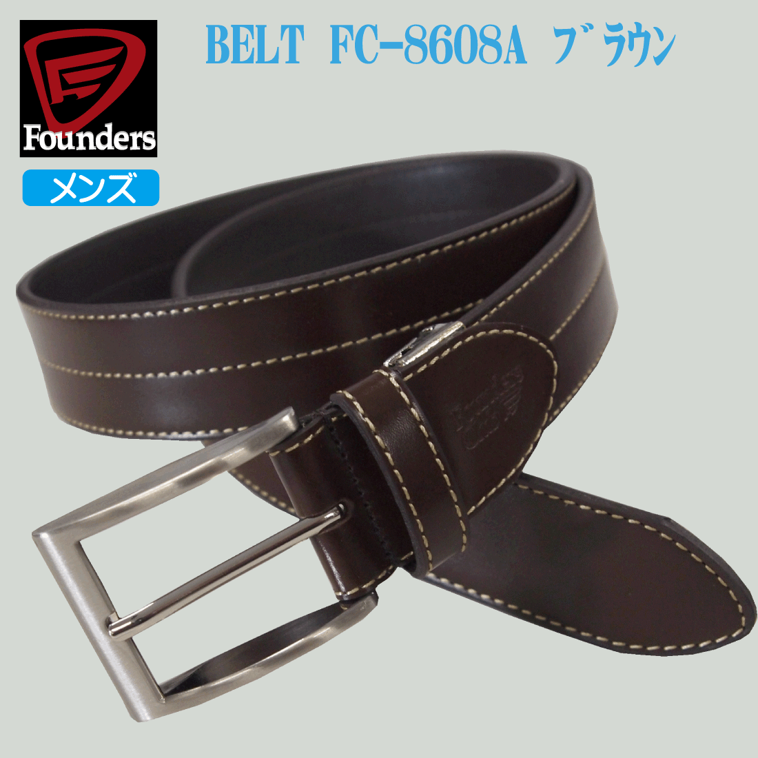 ベルト メンズ 日本製 FoundersClub ファウンダース ファウンダースクラブ fc-8608a