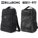 【あす楽】ビラボン バッグ リュック メンズ BD011977 SK8 BAG 25L バッグ BILLABONG BD011-977