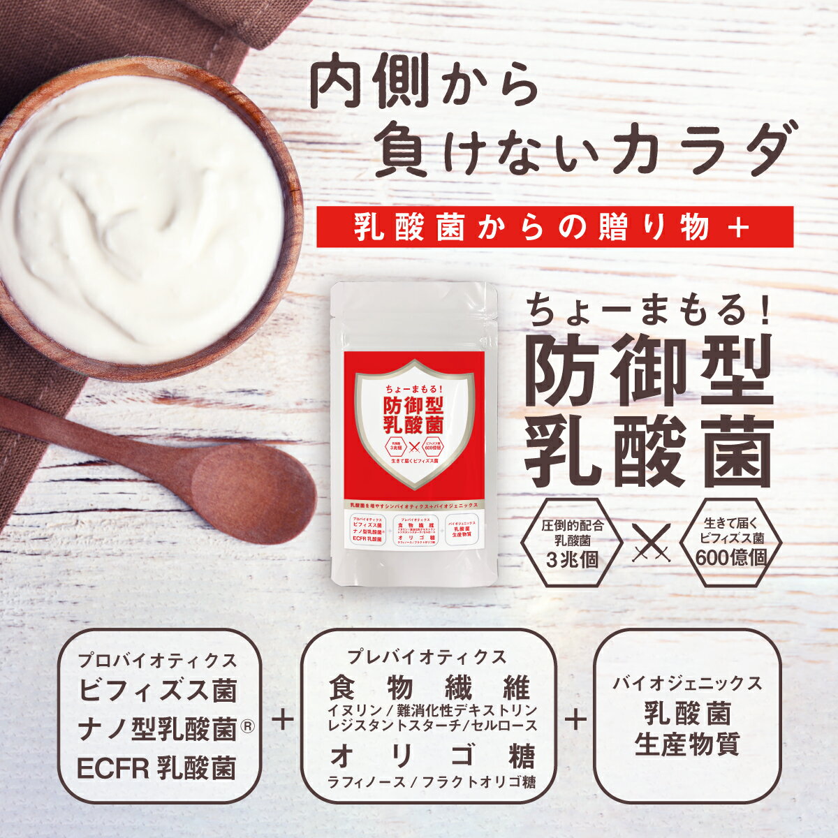 ビフィズス菌乳酸菌ちょーまもる