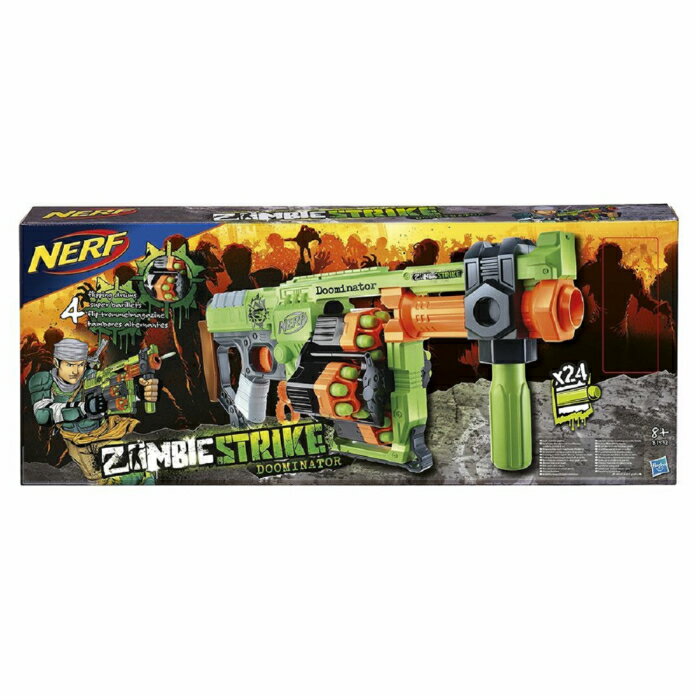 ゾンビストライクドゥーミーネーターブラスター ナーフ Nerf Zombie Strike Doominator BlasterB1532 並行輸入品【新品】 ゾンビストライクドゥーミーネーターブラスター ナーフ Nerf Zombie Strike Doominator BlasterB1532 並行輸入品【新品】