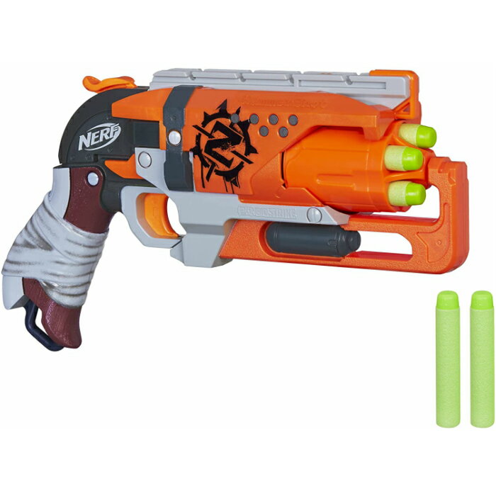 ナーフ 海外モデル オレンジトリガー ハンマーショット ゾンビストライク Nerf Hammer shot Blaster A4325 並行輸入品 【 ハズブロ ハンマーアクション 5発装填 リボルバー ダーツガン ソフトダーツ スーパーセールナーフ 】