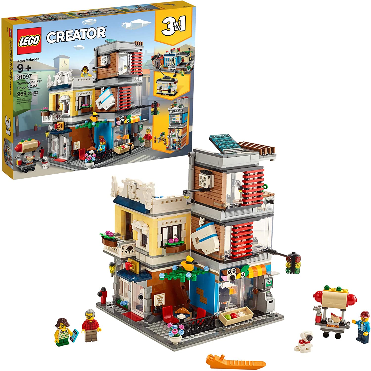 レゴ クリエイター タウンハウス ペットショップ カフェ 31097 LEGO Creator 3in1 Townhouse Pet Shop＆Café 【 レゴブロック おもちゃ 鑑賞 コレクション プレゼント 誕生日 贈り物 ご褒美 】 並行輸入品