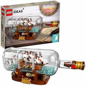 レゴ アイデア シップ・イン・ボトル 21313 LEGO Ideas Ship in a Bottle 21313 Expert Building Kit 【レゴブロック ガラスボトル ディスプレイ 上級者向け かっこいい 鑑賞 コレクション プレゼント 誕生日 贈り物 ご褒美】並行輸入品