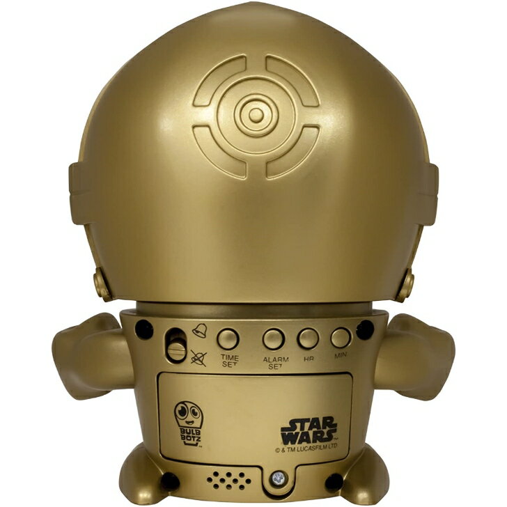 目覚まし時計 スターウォーズ C-3PO ライトアップアラーム BulbBotz バルブボッツ 2021418 並行輸入品 【star wars ドロイド キャラクター グッズ プレゼント お子様 お祝い 誕生日 アラーム スヌーズ 映画】【当店オススメ】