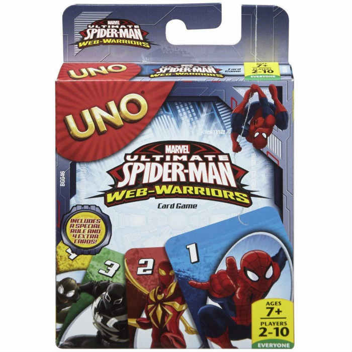 マテル ウノ アルティメットスパイダーマン ウェブウォーリアー カードゲーム UNO Ultimate Spider-Man Web-Warriors Game 並行輸入品 【 UNO キャラクター グッズ プレゼント お子様 お祝い …