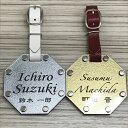 【月間優良ショップ】ゴルフ ネームプレート 高級 彫刻 名入れ 65mm 八角形 八卦 三層 超頑丈 全2色 ゴルフバック ネームタグ コンペ 景品 名札 記念...