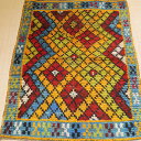 【スーパーSALE30%OFF】オールドじゅうたん トルコ コンヤ産 118x88cm 80年物 ソファ前マットサイズ Old Carpet from Turkey