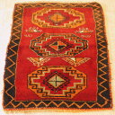 【スーパーSALE30%OFF】オールドじゅうたん トルコ マラティヤ産 103x64cm 55年物 玄関マットサイズ Old Carpet from Turkey