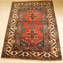 オールドじゅうたん トルコ ドゥシャメアルトゥ産 190x126cm 45年物 ソファ前マットサイズ Old Carpet from Turkey