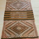 【スーパーSALE30%OFF】オールドキリム トルコ カース産 191x79cm 45年物 ランナーサイズ Old Kilim from Turkey
