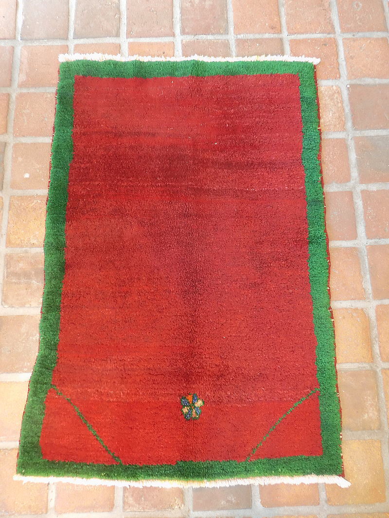 オールドじゅうたん コンヤ産 127x84cm 40年物 ソファ前サイズ Old Carpet from Turkey