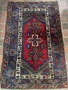 オールドじゅうたん アンタルヤ ドシャメアルトゥ産 195x128cm 60年物 ソファ前サイズ Old Carpet from Turkey