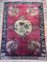 オールドじゅうたん コンヤ産 149x108cm 70年物 ソファ前サイズ Old Carpet from Turkey