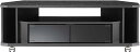 【朝日木材加工】コーナーTV台 幅100cm NOA-1000AV-BK【薄型TV 42V型まで対応 ローボード TVボード テレビ台 コーナーボード】