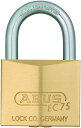 ABUS 真鍮 南京錠 KD ディンプルシリンダー バラ番【鍵 施錠 防犯対策 防犯】