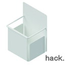 hack. ピタっとマグネット 小物便利ポケット HO2176 アネスティマグネット キッチン 小物 整理 簡単カスタマイズ 工具不要 ペン ハサミ カトラリー...