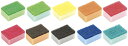 カラフルな10色スポンジ たっぷり感がうれしいスポンジ10個セット トイロスポンジ