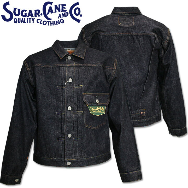 [2025AW新作!]Sugar Cane（シュガーケーン）13oz DENIM BLOUSE（デニムブラウス）1936MODEL（13oz/ONE WASH）SC11936