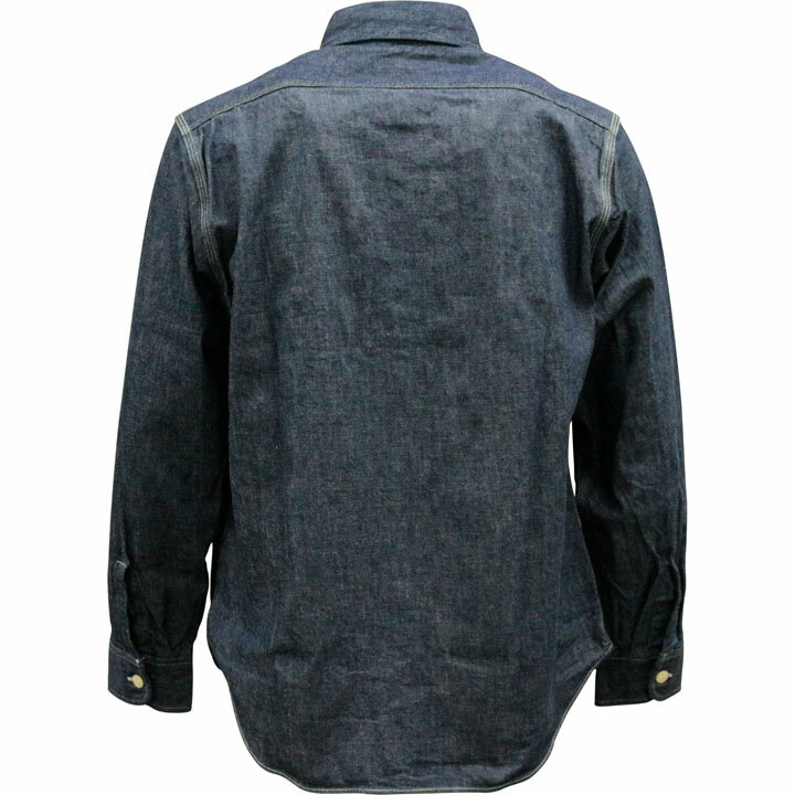 Sugar Cane（シュガーケーン）BLUE DENIM L/S WORK SHIRT（ブルーデニムワークシャツ）SC27852-421 Navy