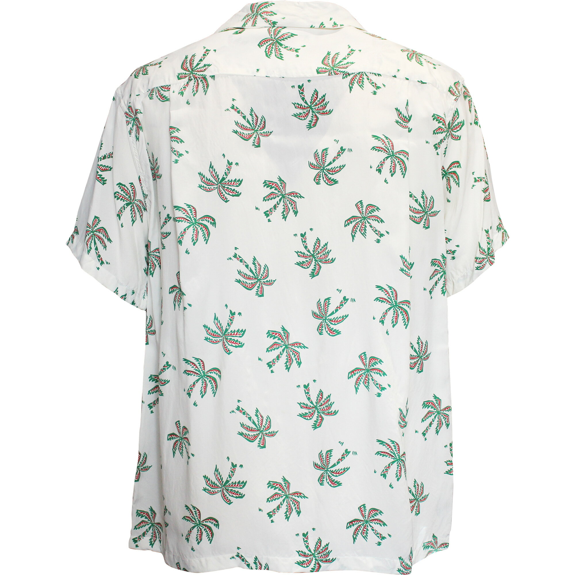 SUN SURF（サンサーフ）アロハシャツ HAWAIIAN SHIRT『SCATTERED PALMTREE』SS39427-105 Off White｜50s復刻柄 メンズ 開襟シャツ｜ヴィンテージ風 ハワイアン レーヨンシャツ 半袖｜リゾートシャツ おしゃれ 夏コーデに｜送料無料