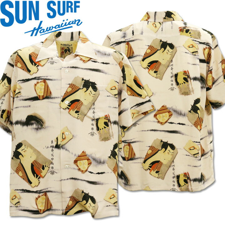 SUNSURFアロハシャツHAWA...