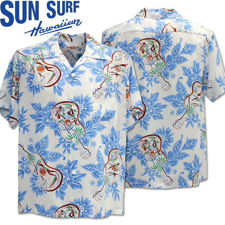 SUNSURFアロハシャツHAWA...
