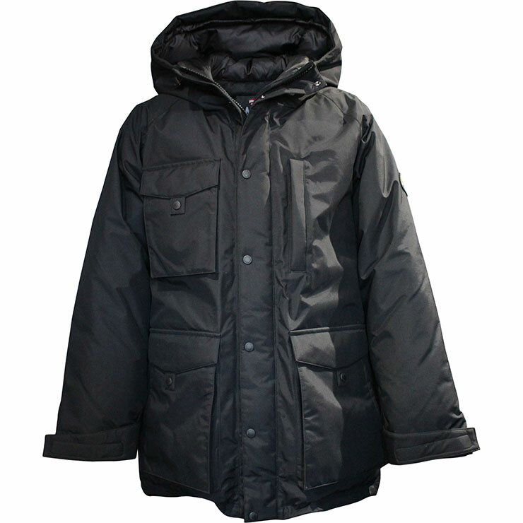 ZANTER JAPAN（ザンタージャパン）ダウンパーカー JP-ORIGINAL DOWN『ANTARCTIC RESEARCH EXPEDITION MODEL』6720 Black 南極観測隊現行モデル