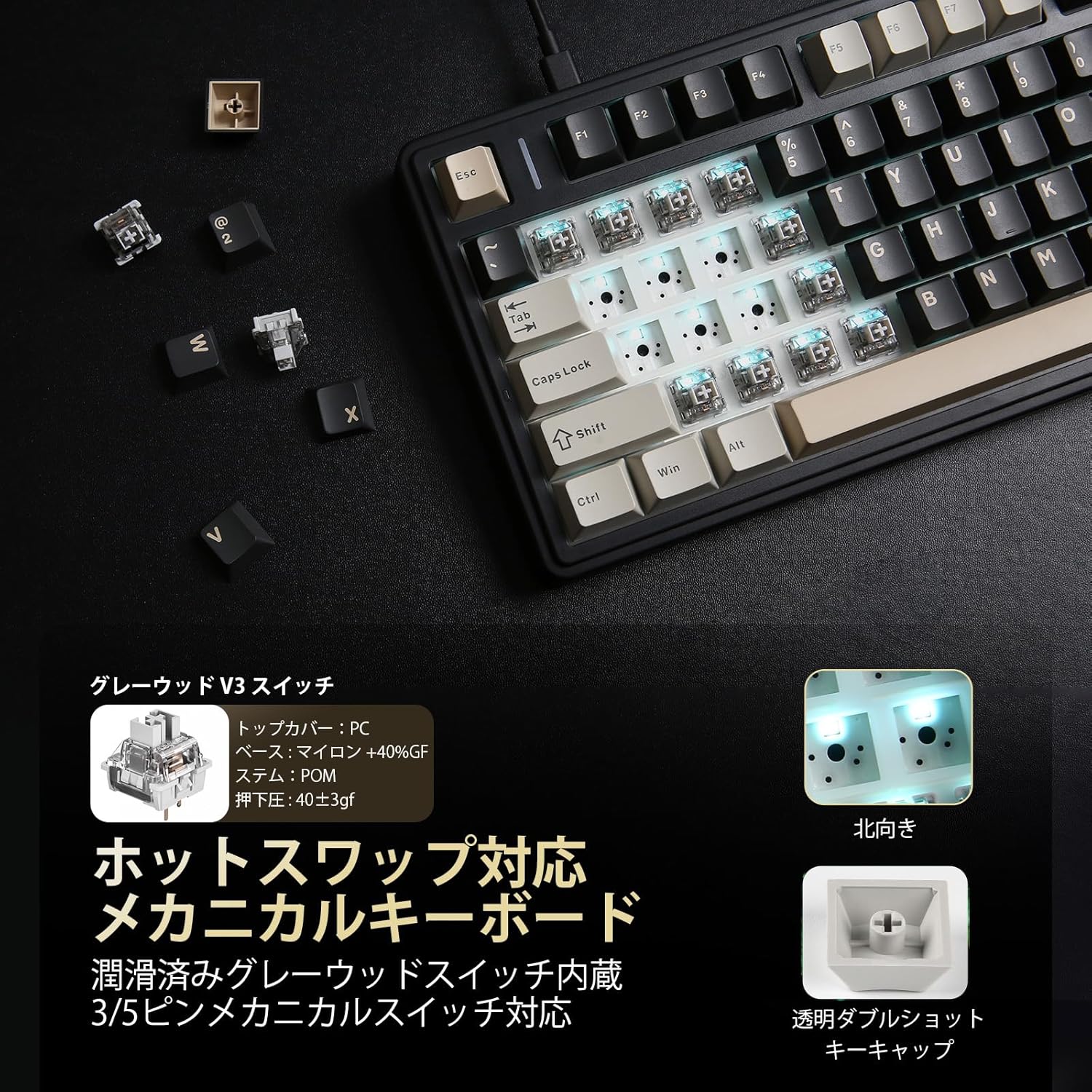 エレコム電源タップ6個口3m雷ガード個別スイッチほこりシャッター付耐熱PSE技術基準適合ホワイトT-K6A-2630WH