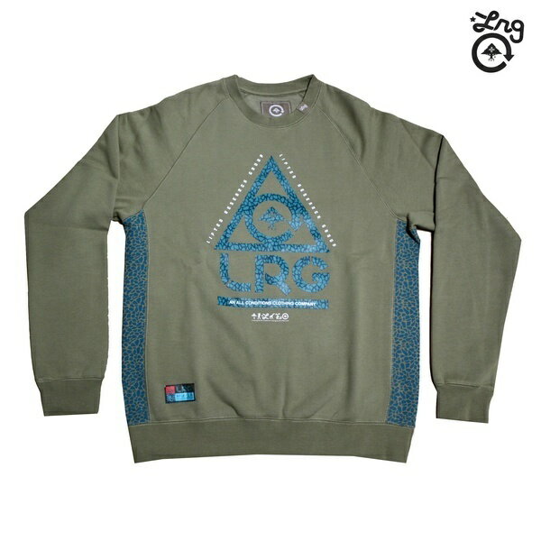 【 SALE ☆ 5% メリマ価格 】LRG トレーナー GRITSTONE SWEATSHIRT H133001 B.K 【 エルアールジー / メンズ...