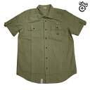 LRG 半袖 シャツ ROCKAWAY BAY SS WOVEN D.KHAKI C132012 【 メンズ エルアールジー 半袖シャツ / lrg スケーター / レゲエ / ダンガリー LRG シャツ / ワーク / あす楽 】