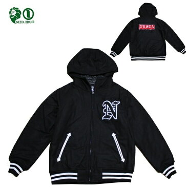 送料無料 NESTA ジャケット STUDIUM HOODIE JKT BLK J1508F 【 ネスタ ジャケット / メンズ / メルトン / NESTABRAND / レゲエ / ストリート / B系 / スケーター / ネスタブランド / アウター / スタジャン / あす楽 】