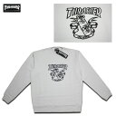 THRASHER トレーナー LOVE AFFAIR CREW SWEAT WHT TH8405 【 2018 メンズ トレーナー / スラッシャー スウェット / スケーター / ストリート / サーフ / スケート / スラッシャー 長袖 / レゲエ / あす楽 】