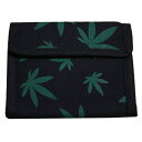 マリファナ ウォレット コットン リーフ柄 財布 【 レゲエ / ラスタ / ヘンプ HEMP / REGGAE / ガンジャ / メール便可 / あす楽 】