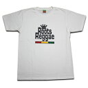 ラスタTシャツ ROOTS REGGAE WHT ホワイト bk003 【 メンズ Tシャツ / ラスタ レゲエ / REGGAE / RASTA / ダンス / HIPHOP / レゲエ ファッション / ストリート / スケーター / サーフ / メール便可 / あす楽 】