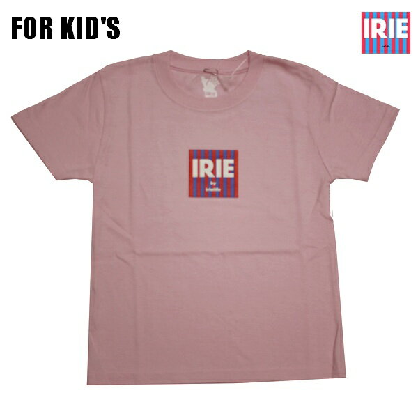 IRIE キッズTシャツ IRIE TAG KIDS TEE L.PNK IKHA19004 ライトピンク 【 2019 アイリー キッズ lrie Life / 100 120 140 子供服 Tシャツ / レゲエ / メンズ / レゲエ / ストリート / B系 / スケーター / アイリーライフ / サーフ / メール便可 / あす楽 】