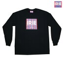 IRIE 長袖Tシャツ IRIE TAG L/S TEE BLK IRAW19021 ブラック 【 2019 アイリー lrie Life ロンT / 定番 ロゴ /レゲエ / メンズ / 長袖 / ストリート / B系 / スケーター / サーフ / メール便可 / あす楽 】