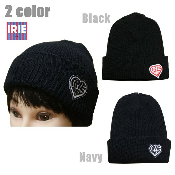 IRIE ニットキャップ IRIE DAY KNIT CAP IRAW19018 アイリー ブラック ネイビー 【 2019 アイリー ニット帽 /アイリー CAP / 男女兼用 帽子 ニット / レゲエ / スケーター / アイリー / アイリ…