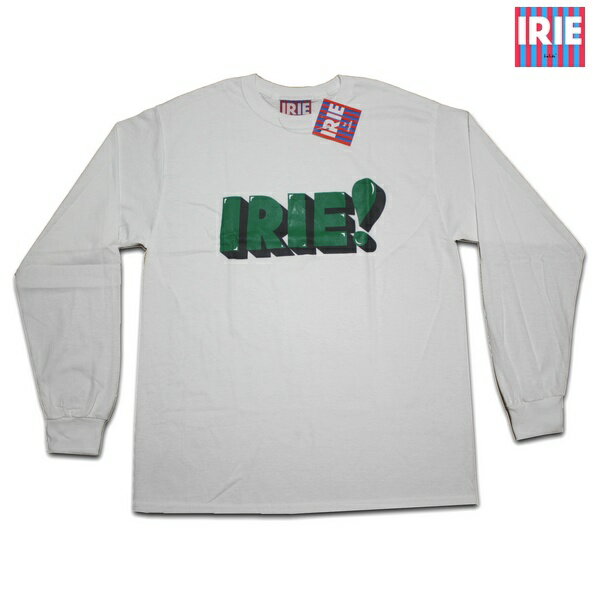 IRIE 長袖Tシャツ IRIE! L/S TEE WHT IRAW19024 ホワイト 【 2019 アイリー lrie Life ロンT / ロゴ /レゲエ / メンズ / 長袖 / ストリート / B系 / スケーター / サーフ / メール便可 / あす…